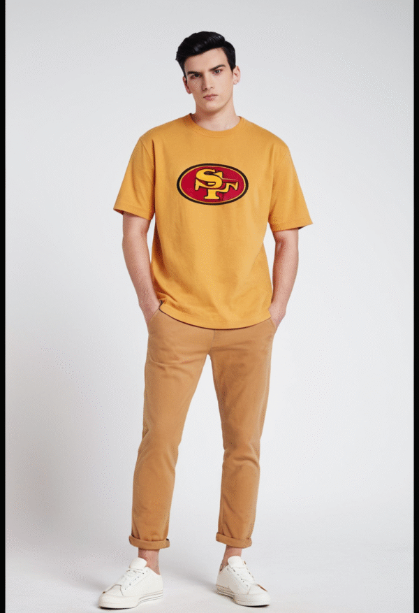 T-Shirt in Yellow Colour - Image 2