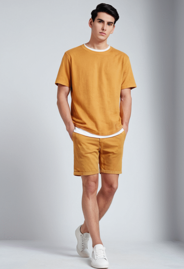 T-Shirt in Yellow Colour